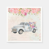  ophaalwagen Rustige Waterverf Servet (Voorkant)