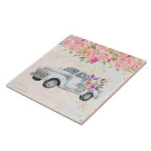  ophaalwagen Rustige Waterverf Tegeltje (Zijkant)