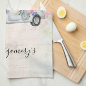  ophaalwagen Rustige Waterverf Theedoek (Quarter Fold)