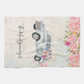  ophaalwagen Rustige Waterverf Theedoek (Horizontaal)