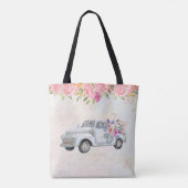 ophaalwagen Rustige Waterverf Tote Bag (Achterkant)
