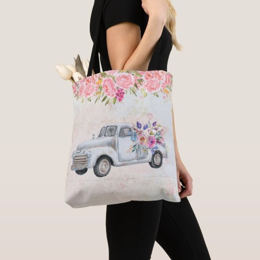  ophaalwagen Rustige Waterverf Tote Bag (Dichtbij)