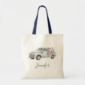 ophaalwagen Rustige Waterverf Tote Bag (Voorkant)