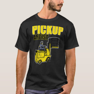 Ophalen van artistieke vorkheftruckdriver Apparel T-shirt