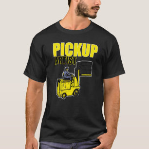 Ophalen van artistieke vorkheftruckdriver Apparel T-shirt