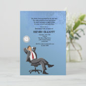 Ophalen van de uitnodiging van de Feet Retirement  (Staand voorkant)