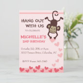 Ophangen Birthday Party Kaart (Staand voorkant)