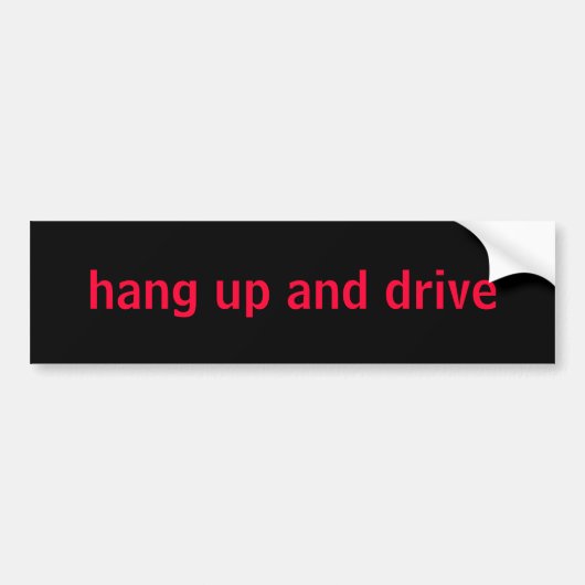 ophangen en autorijden sticker (Voorkant)