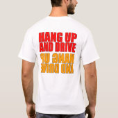 Ophangen en Gezegde T-shirt voor het station (Achterkant)