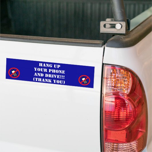 Ophangen en rijden! bumpersticker (Op Truck)
