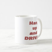 Ophangen en rijden koffiemok (Voorkant rechts)