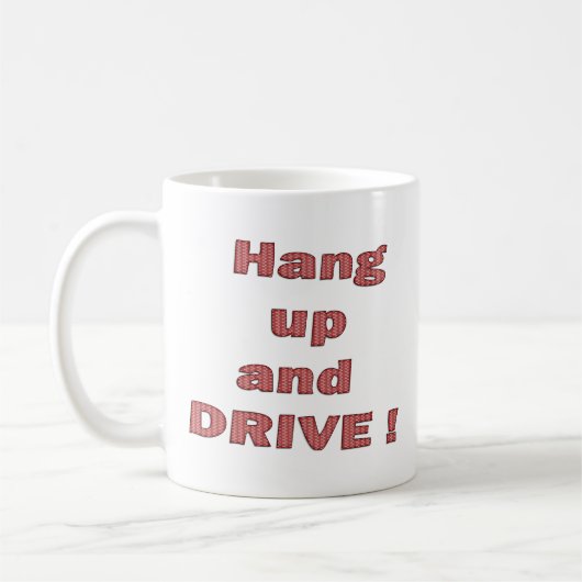 Ophangen en rijden koffiemok (Links)