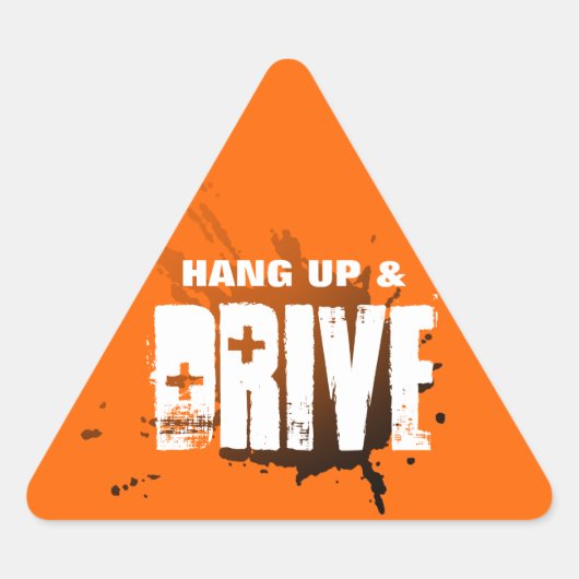 Ophangen en rijden sticker (Voorkant)