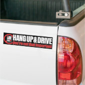 Ophangen en station bumpersticker (Op Truck)