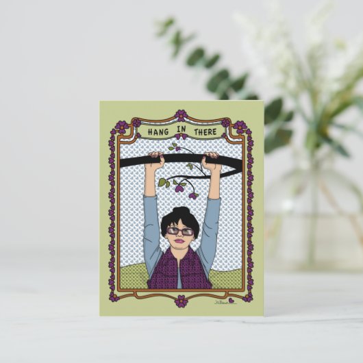 Ophangen in Daar_A_ Briefkaart (Staand voorkant)