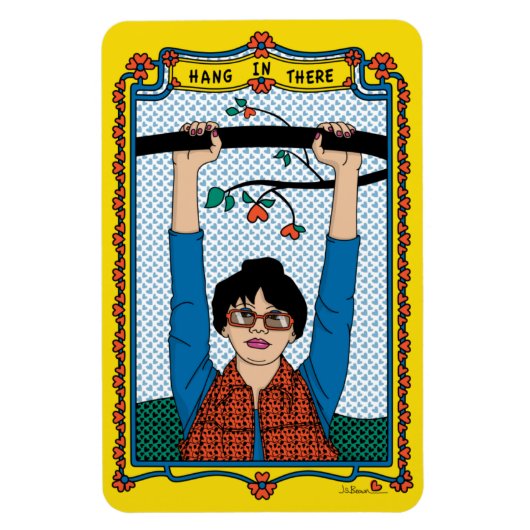 Ophangen in Daar_B_4x6 koelkast Magnet Magneet (Verticaal)