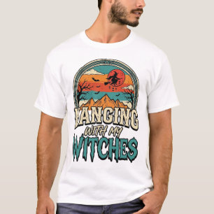 Ophangen Met Mijn Heksen Oude Halloween-ontwerp_1 T-shirt