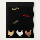 Ophangen met mijn kippen in mijn Notitieboek van d (Achterkant)