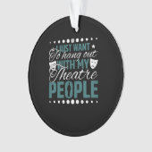 Ophangen met mijn theatermensen - acteren ornament (voorkant)