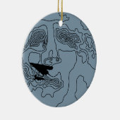 ophangen met moonlight keramisch ornament (Rechts)