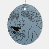 ophangen met moonlight keramisch ornament (Links)