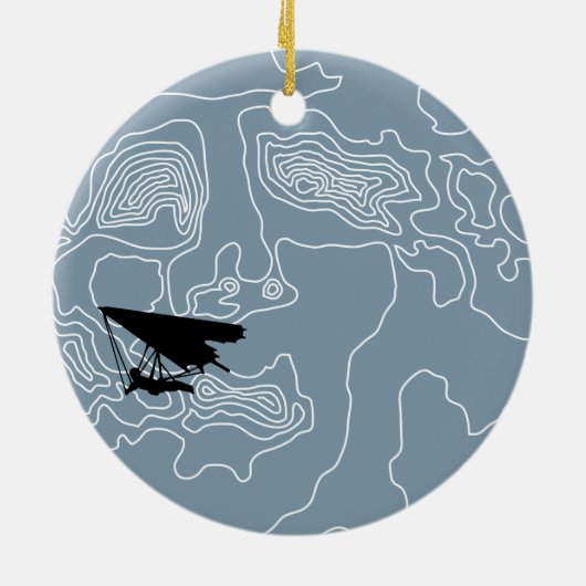 ophangen met moonlight keramisch ornament (Achterkant)