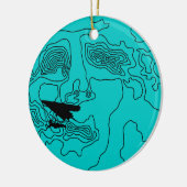 ophangen met moonlight keramisch ornament (Links)