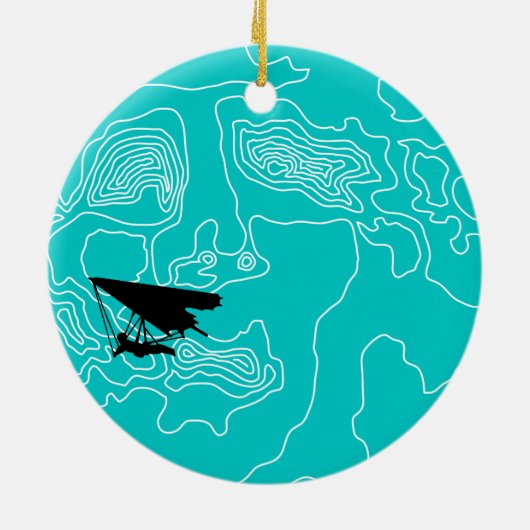 ophangen met moonlight keramisch ornament (Achterkant)