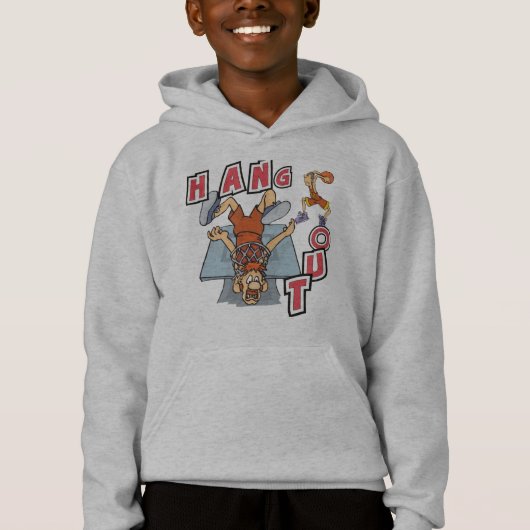 Ophangen van Basketball Hoodie (Voorkant)