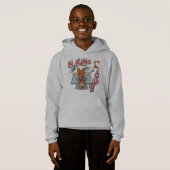 Ophangen van Basketball Hoodie (Voorkant volledig)