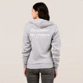 Ophangjas voor vrouwen (grijs) hoodie (Achterkant volledig)