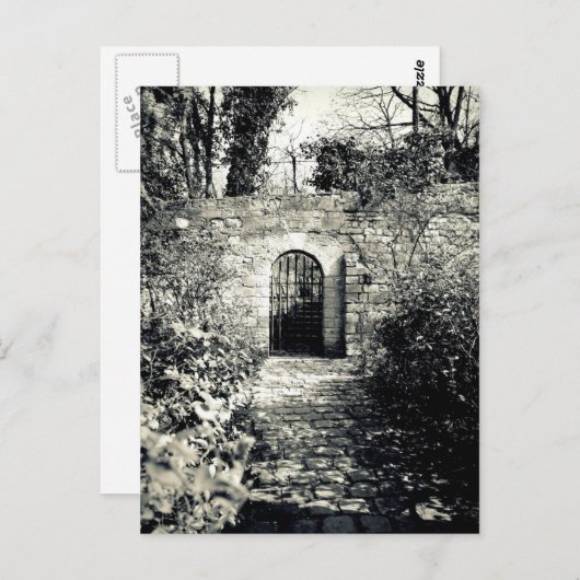 Ophef in de muur briefkaart (Voorkant / Achterkant)