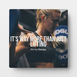 Opheffen is mijn therapie - Women's Gym Workout Fotoplaat