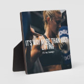 Opheffen is mijn therapie - Women's Gym Workout Fotoplaat (Voorkant)