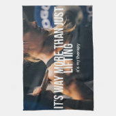 Opheffen is mijn therapie - Women's Gym Workout Theedoek (Verticaal)