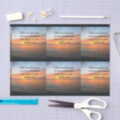 OPHEFFEND MATTHEÜS 11:28 SCHRIFT VERSE ZONSOPGANG TISSUEPAPIER (Craft)