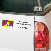 Opheffing tegen onrecht - HELP TIBET Bumpersticker (Op Truck)