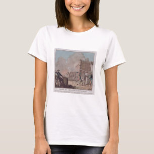 Opheffing van het Siege of Pondicherry, 1748, graf T-shirt