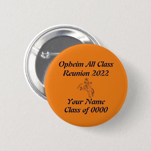 Opheim All Class Reunion 2022 Ronde Button 5,7 Cm (Voorkant /achterkant)