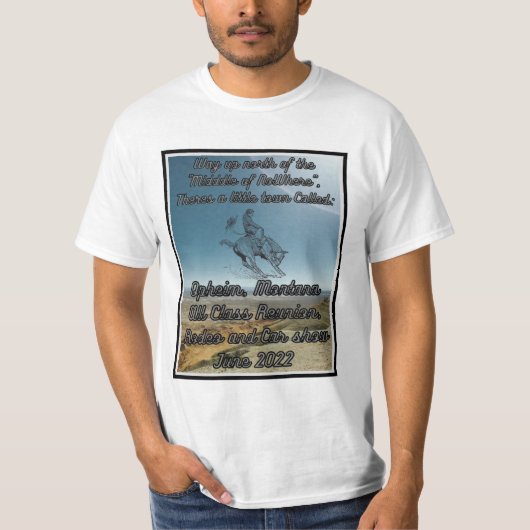 Opheim Montana Rodeo T-shirt (Voorkant)