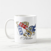 O'Phelan Family Crest Koffiemok (Links)