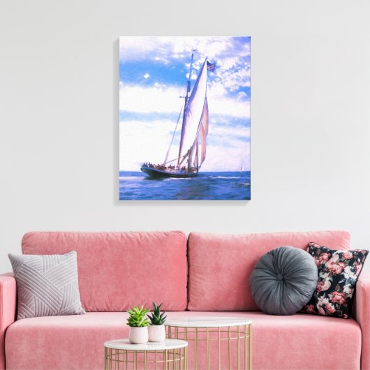 Opheldering Canvas Afdruk (Insitu (Woonkamer))