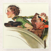 Opheldering Glazen Onderzetter (Voorkant)