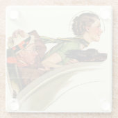 Opheldering Glazen Onderzetter (Achterkant)