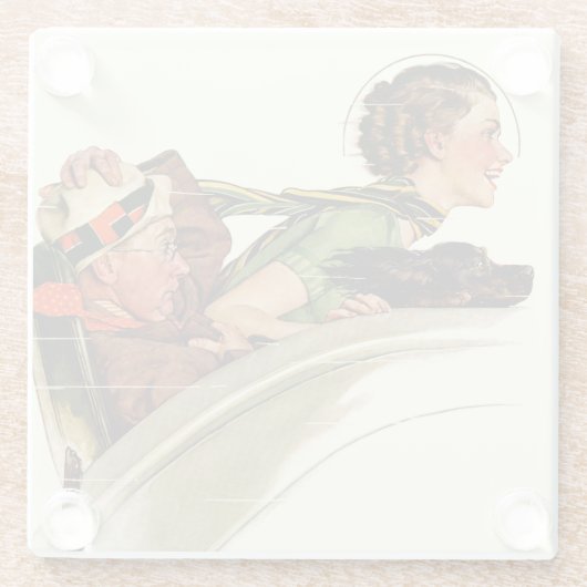 Opheldering Glazen Onderzetter (Achterkant)