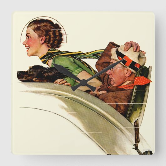 Opheldering Vierkante Klok (Voorkant)