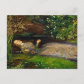 Ophelia, 1851 by John Everett Millais Briefkaart (Voorkant)
