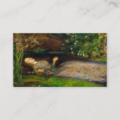 Ophelia, 1851 by John Everett Millais Visitekaartje (Voorkant)