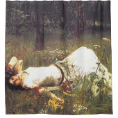 Ophelia 1889, ingediend door John William Waterhou Douchegordijn (Voorkant)