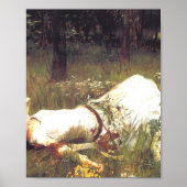Ophelia 1889, ingediend door John William Waterhou Poster (Voorkant)